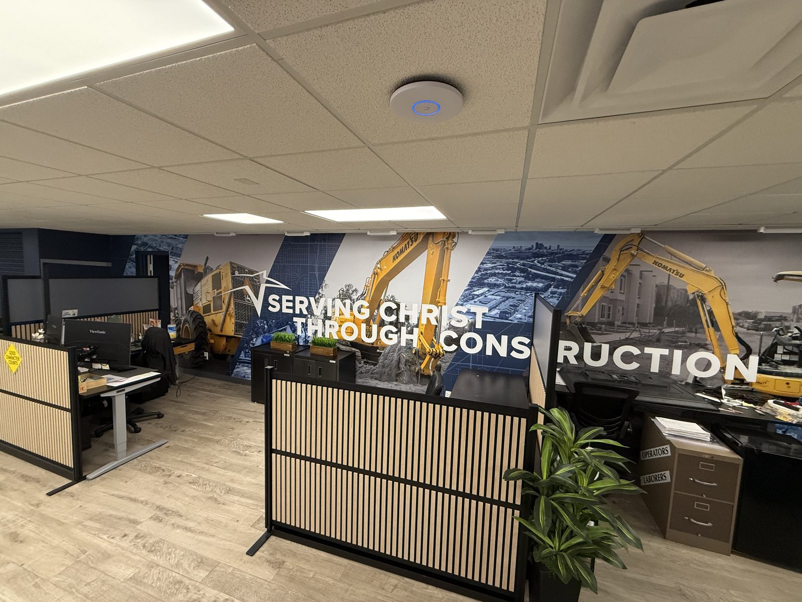 Dallas 1 legacy wall design installation